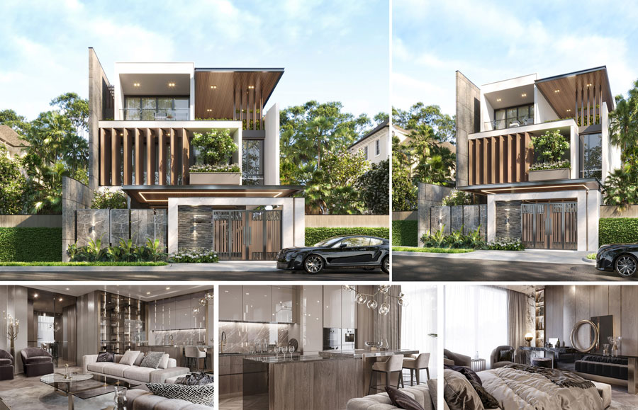 Mẫu biệt thự 200m2