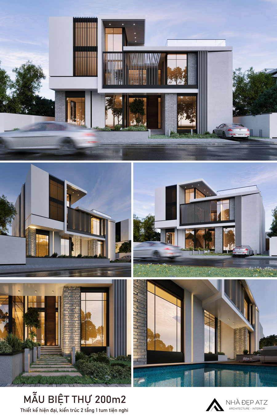 Mẫu biệt thự 200m2