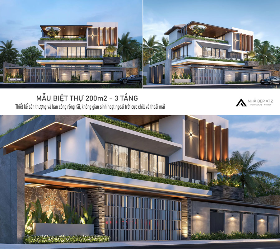 Mẫu biệt thự 200m2