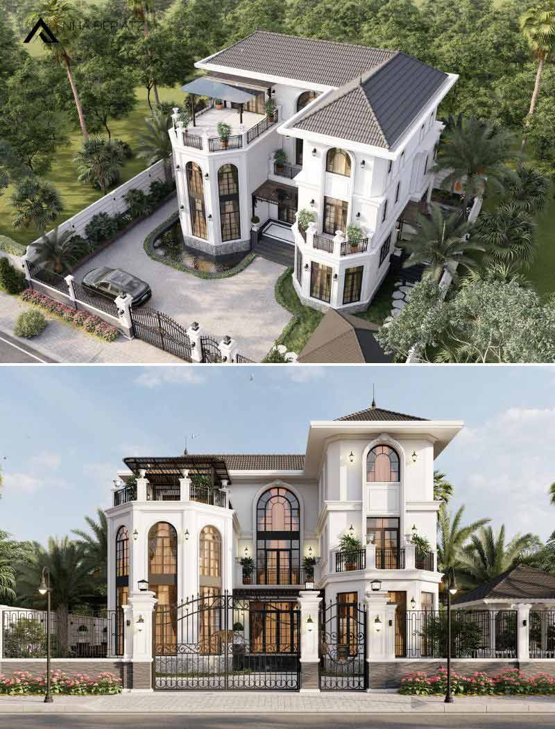 biệt thự chữ u