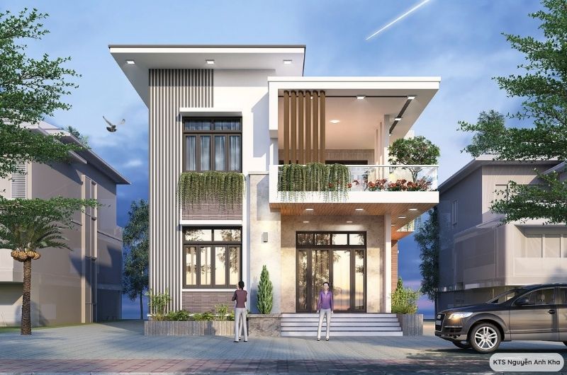 biệt thự mini 2 tầng 60m2