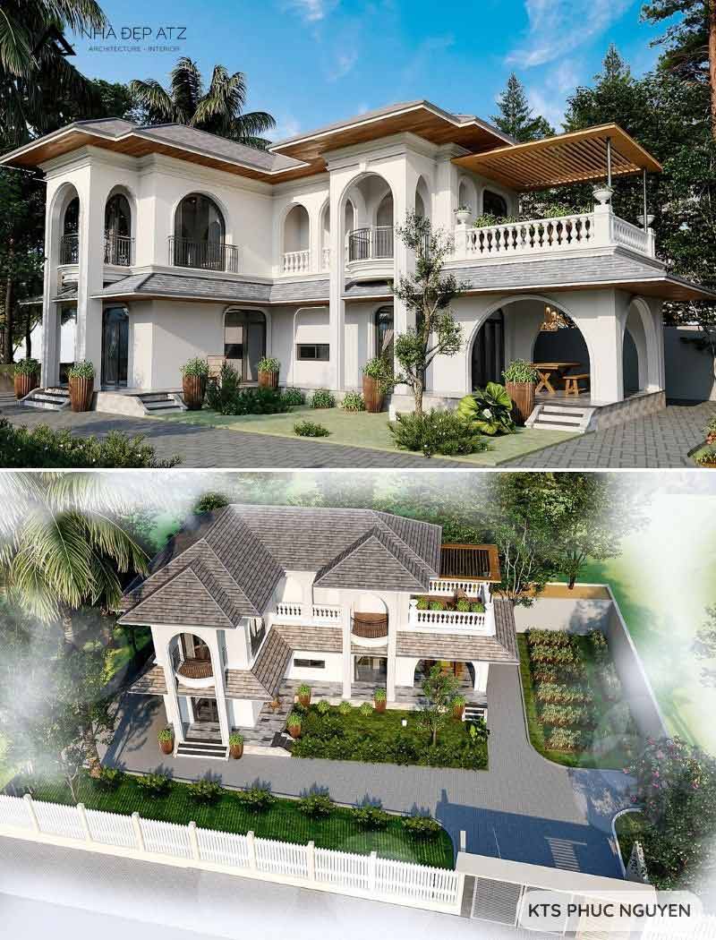 biệt thự nghỉ dưỡng 2 tầng