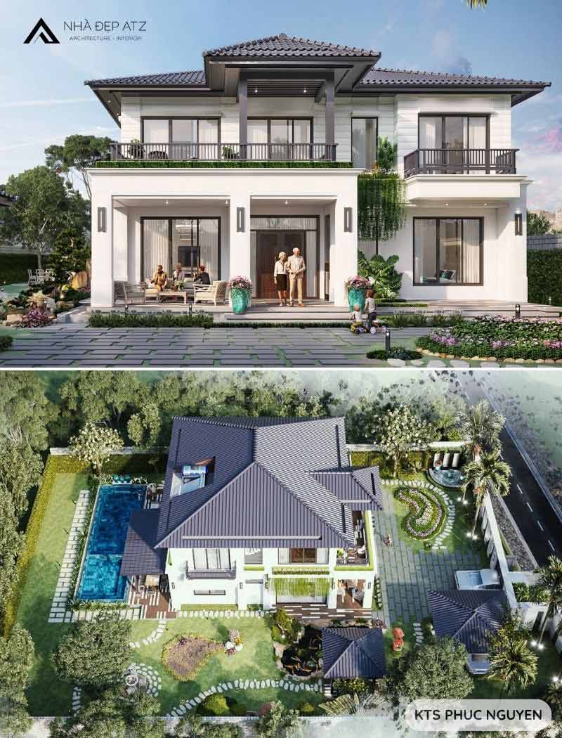 biệt thự nghỉ dưỡng 2 tầng
