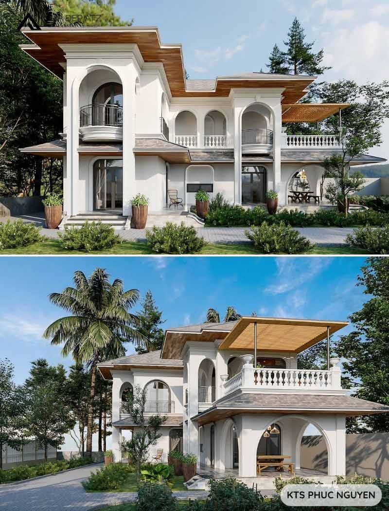 biệt thự nghỉ dưỡng 2 tầng