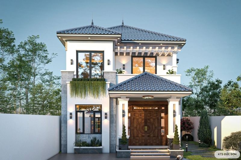 biệt thự mini 2 tầng 70m2