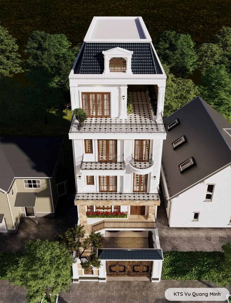 biệt thự 5 tầng