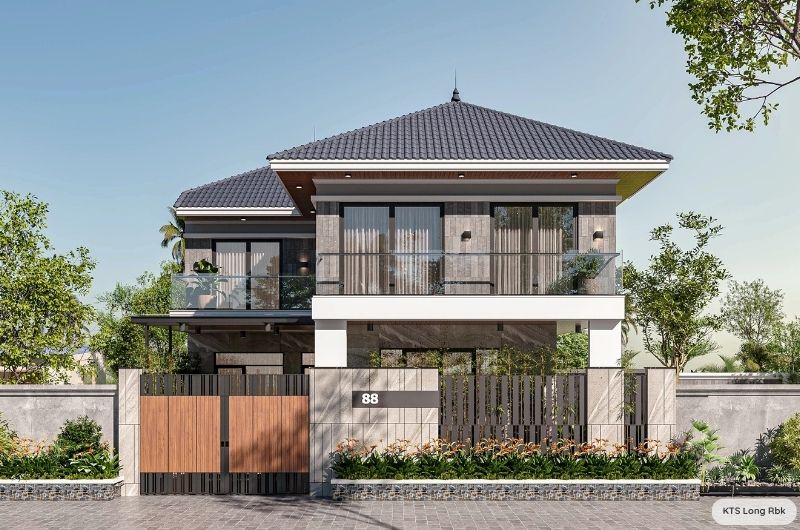 biệt thự mini 2 tầng 70m2