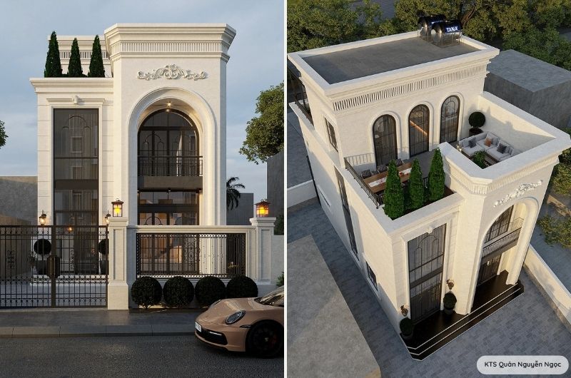 biệt thự mini 2 tầng 70m2