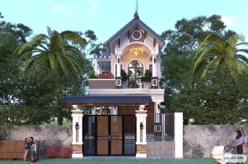 biệt thự mini 2 tầng 70m2