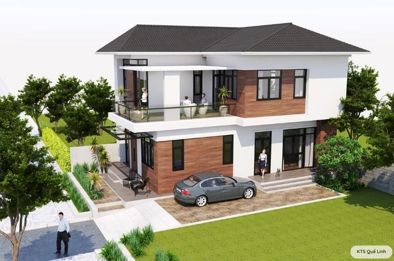 biệt thự mini 2 tầng 70m2