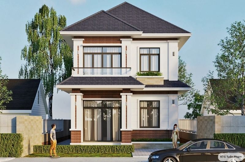 biệt thự mini 2 tầng 90m2