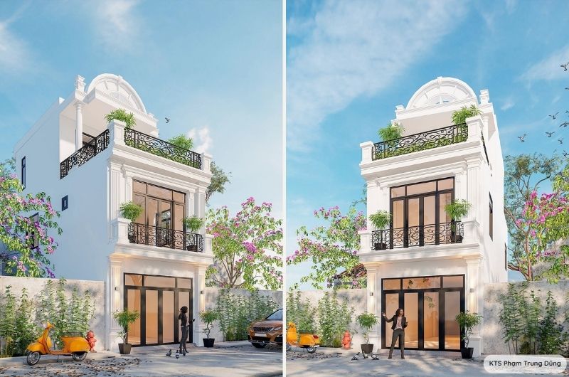 biệt thự mini 2 tầng 90m2
