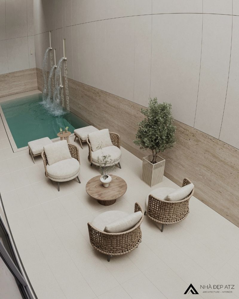 Mẫu biệt thự vườn 3 tầng có bể bơi thiết kế hiện đại, ấn tượng hiện nay 4 biệt thự vườn 3 tầng