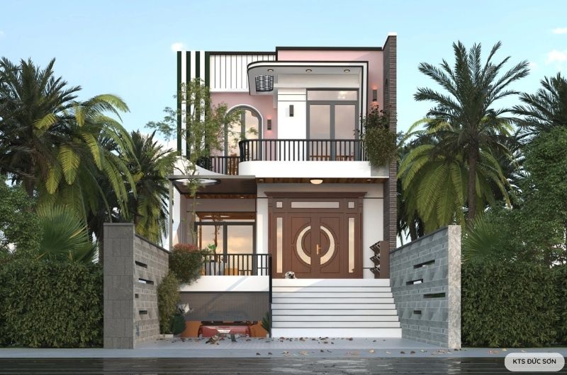 biệt thự mini 2 tầng 70m2