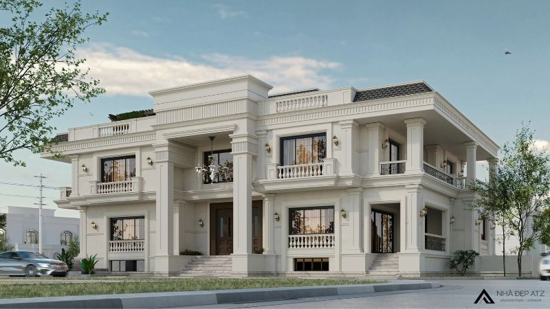 biệt thự mặt tiền 20m