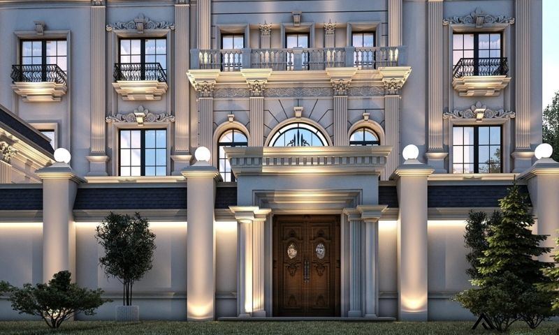 biệt thự tân cổ điển 2 mặt tiền 3 tầng